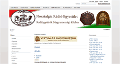 Desktop Screenshot of nosztalgiaradio.hu